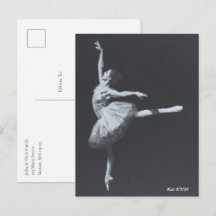 Keine Dramen, nur Freiheit, Schwarz-Weiß-Ballerina