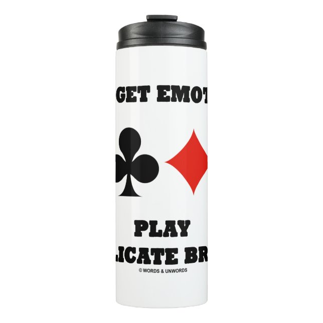 Keine Duplikatbrücke für emotionale Wiedergabe Thermosbecher (Vorderseite)