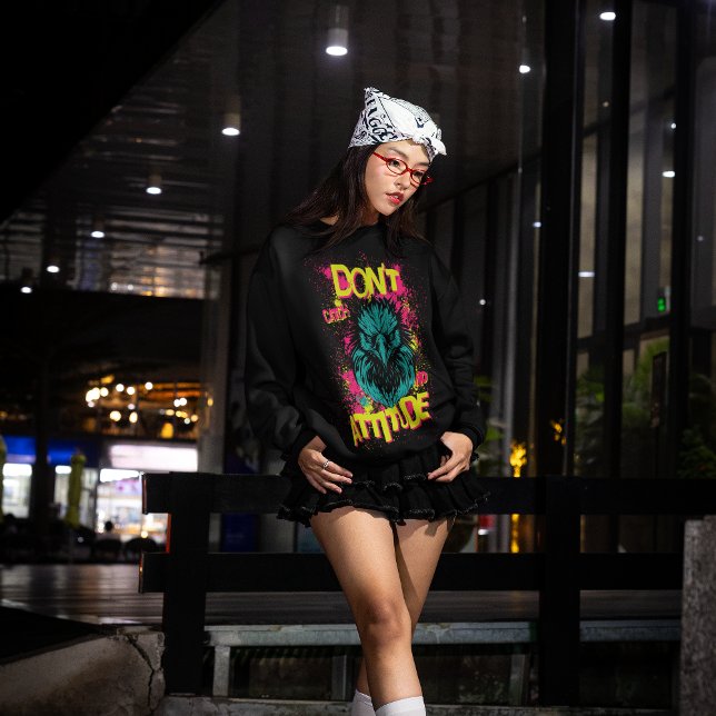 Keine Einstellung - sarkastisch Sweatshirt (Von Creator hochgeladen)