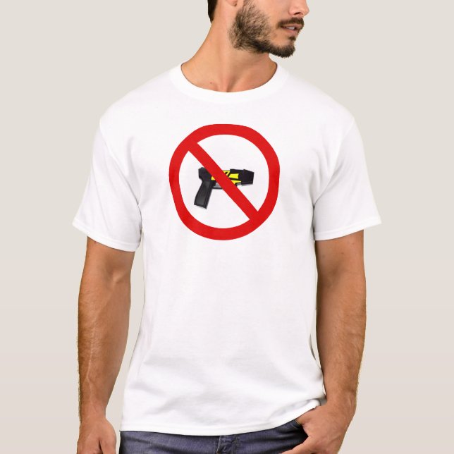 Keine Elektorschockwaffen T-Shirt (Vorderseite)