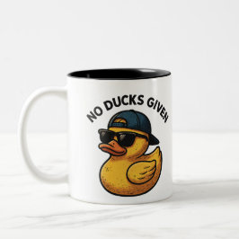 Keine Enten gegeben Zweifarbige Tasse