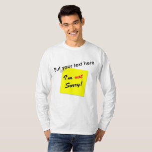 Keine Entschuldigung T-Shirt