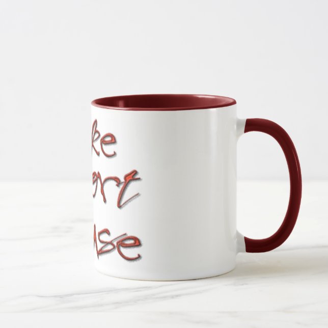 Keine Entschuldigung Tasse (Rechts)