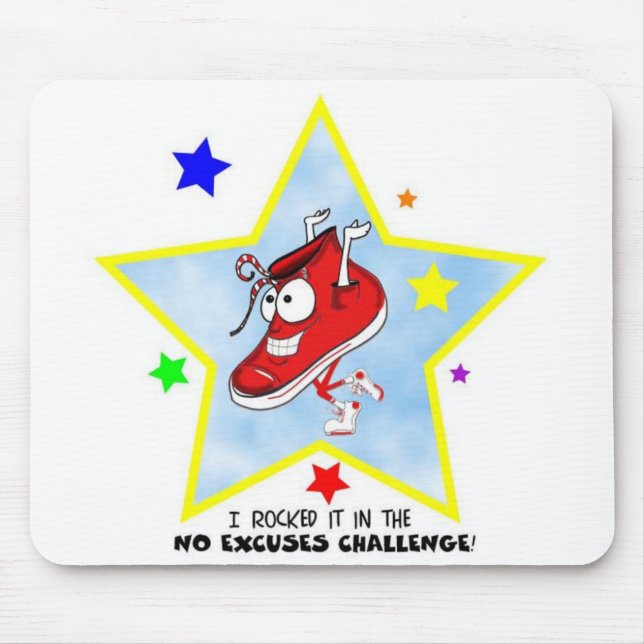 KEINE ENTSCHULDIGUNGEN Herausforderung Mousepad (Vorne)