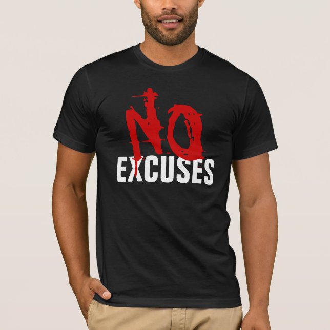 KEINE ENTSCHULDIGUNGEN T-Shirt (Vorderseite)