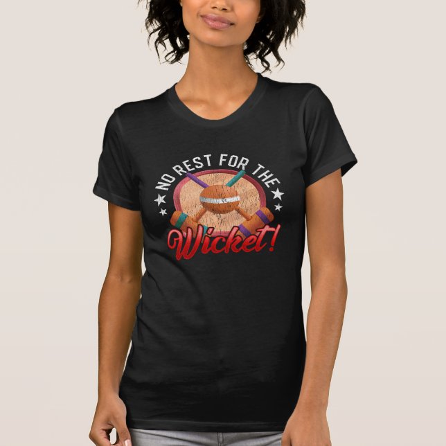Keine Erholung für das Wickerkleidspiel T-Shirt (Vorderseite)