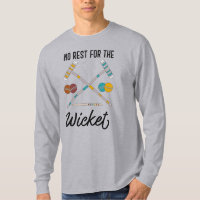 Keine Erholung für das Wicket Funny Croquet Themed