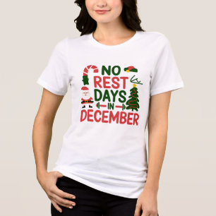 Keine Erholung im Dezember Tri-Blend Shirt