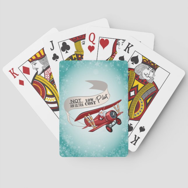 KEINE extrem kostengünstige Pilotenkarte Spielkarten (Rückseite)