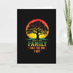 Keine Familie ist wie die, die ich habe, passende Karte
