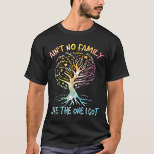 Keine Familie wie die, die ich Gefärbte Krawatte G T-Shirt