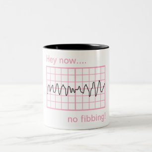 Keine Fibbing Vfib Humorale Kardiologie Zweifarbige Tasse