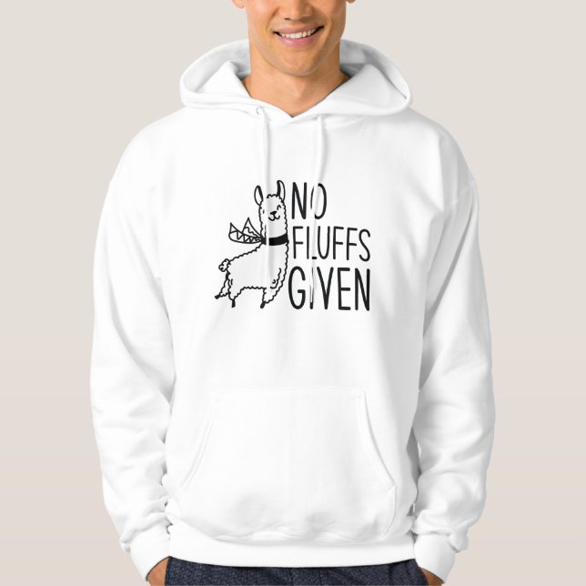 Keine Fluktuationen gegeben Hoodie (Vorderseite)