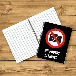 Keine Fotos erlaubt Notizbuch