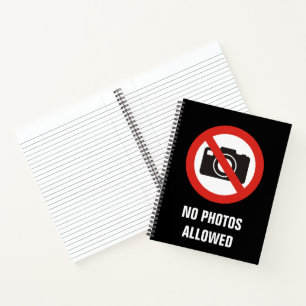 Keine Fotos erlaubt Notizbuch
