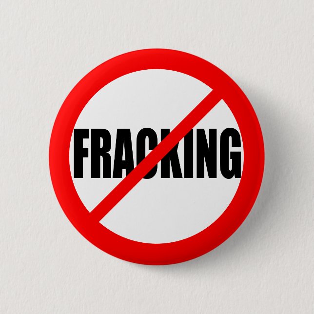 "KEINE FRACKING " BUTTON (Vorderseite)