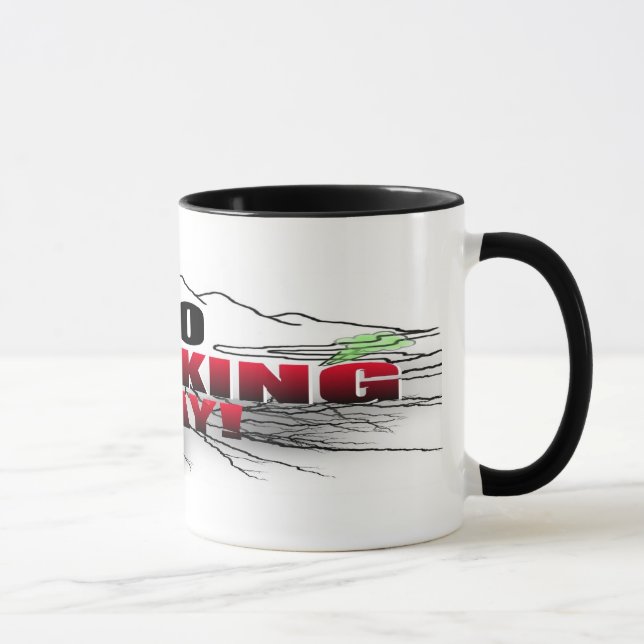 Keine Fracking Weisen-Kaffeetasse Tasse (Rechts)