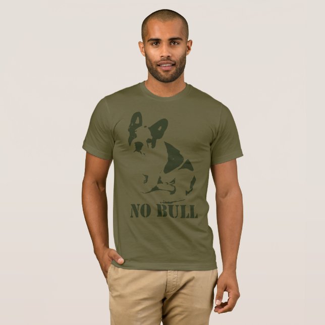 Keine französische Bulldogge Stiers T-Shirt (Vorne ganz)