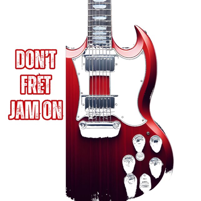 Keine Fret Jam On T-Shirt (Von Creator hochgeladen)