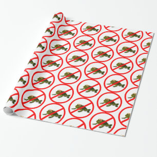 Keine Frösche mehr! Geschenkpapier