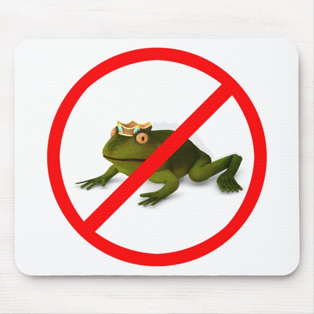 Keine Frösche mehr! Mousepad (Vorne)
