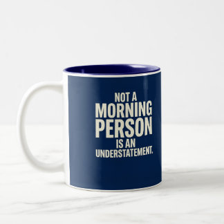 Keine Frühaufsteher Navy Tasse