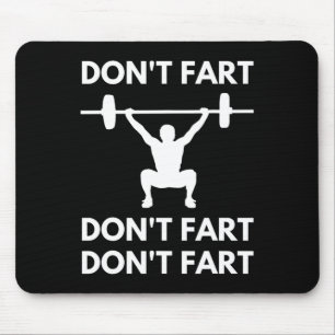 Keine Furz Funny Fitness Gym Workout Weightfting Mousepad