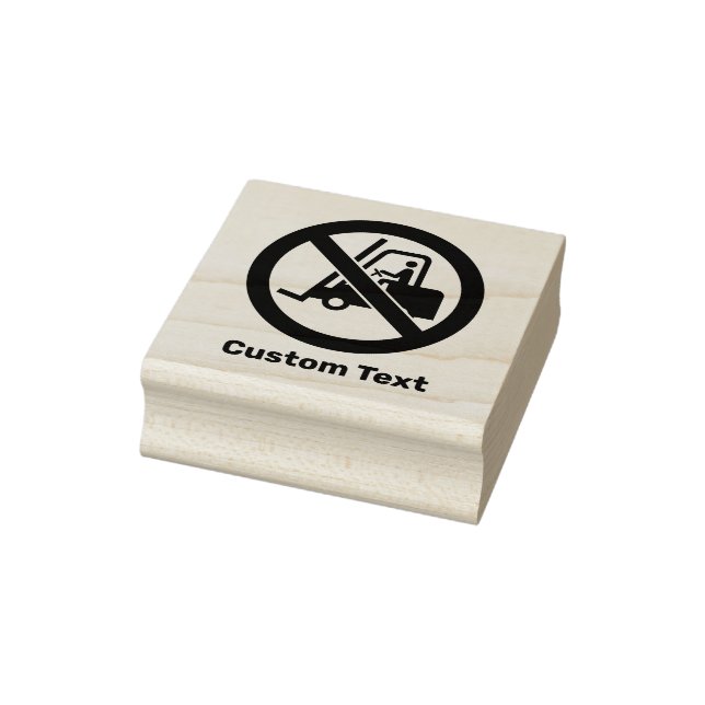 Keine Gabelstapler Unterschrift Gummistempel (Stempel)