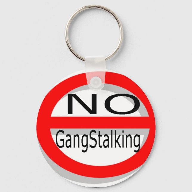 Keine Gangstalgie Schlüsselanhänger (Vorderseite)