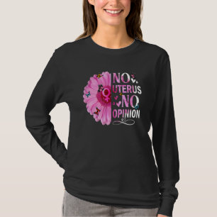Keine Gebärmutter Keine Meinung Frauenrecht Femini T-Shirt