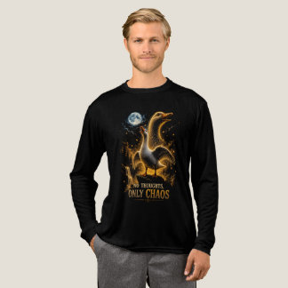 Keine Gedanken, nur chaotische lustige Gans Gesche Tri-Blend Shirt