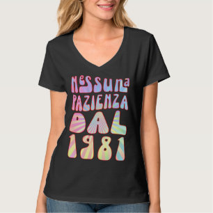 Keine Geduld Seit 1981 42 Jahre Geburtstag Retro T-Shirt