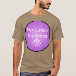 Keine Gerechtigkeit Kein Frieden ACAB Neuszeichen T-Shirt