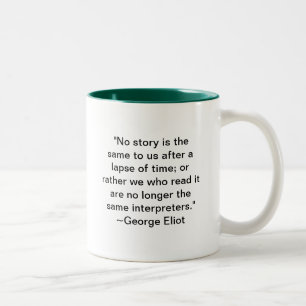 Keine Geschichte ist die selbe zu uns Zweifarbige Tasse