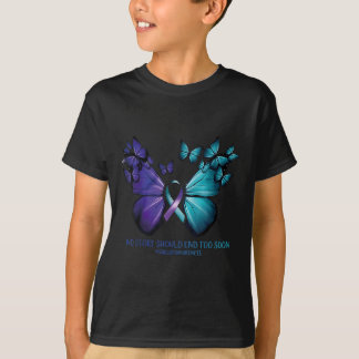Keine Geschichte sollte zu früh enden Selbstmordbe T-Shirt