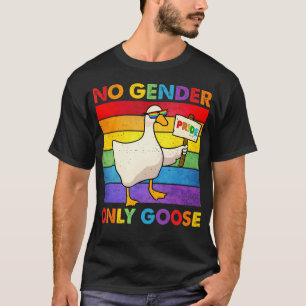 Keine Geschlechter Nur Gans Lustig Lgbt Stolz Lesb T-Shirt