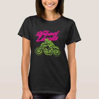 Keine Geschwindigkeitsbegrenzungen Vintager Retro- T-Shirt
