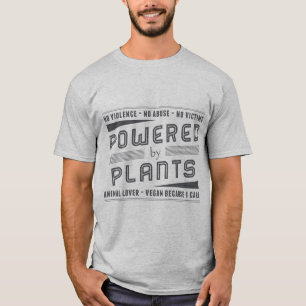 Keine Gewalt angetrieben durch Pflanzen T-Shirt