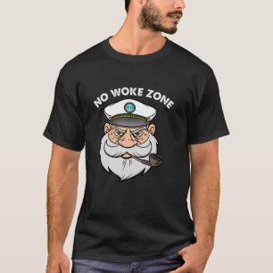 Keine Geweckt Zone Anti-Demokrat Liberal Leftist F T-Shirt