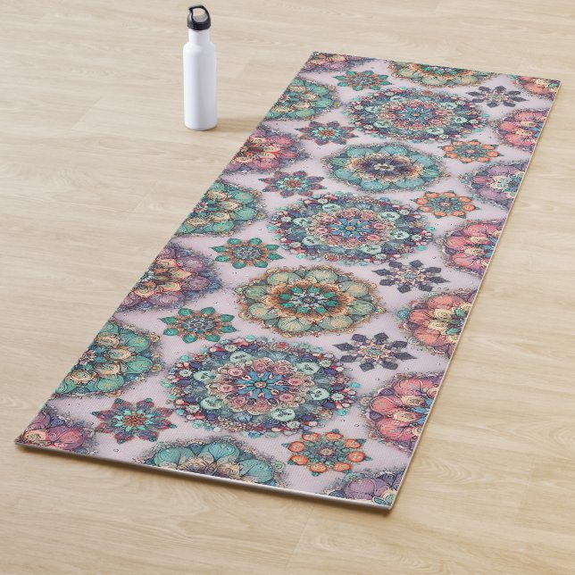 Keine gewöhnlichen Schneeflocken Yogamatte (Beispiel)