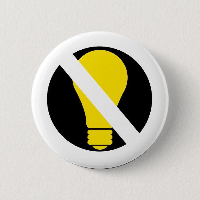 keine Glühbirnen Button (Vorderseite)