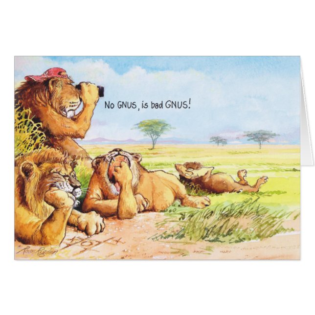 Keine Gnus (Vorderseite (Horizontal))