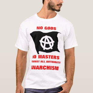 keine Götter keine Meister auf weißem Shirt
