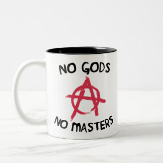 Keine Götter ohne Meister Zweifarbige Tasse