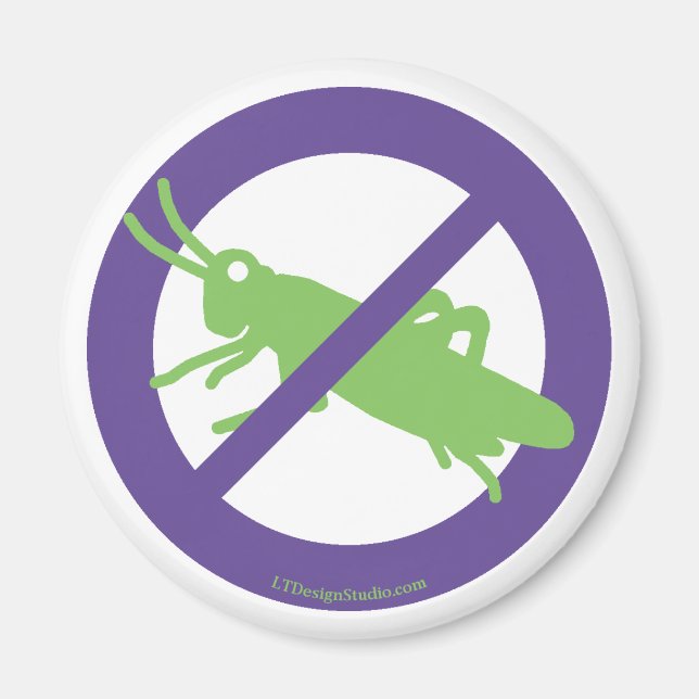 Keine Grasshopper - Magnet (Vorne)