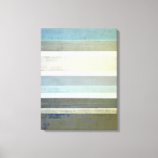 "Keine Grenzen" Blaue Abstrakte Kunst Leinwanddruck