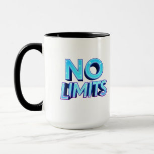 Keine Grenzen   Digital-Design für Cyberpunk Stree Tasse