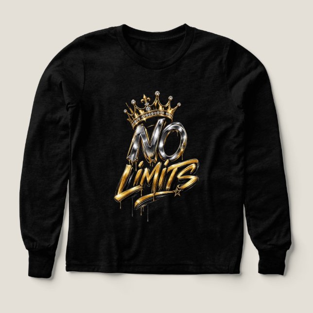 Keine Grenzen Goldene Krone Luxusdesign (Design Vorderseite)