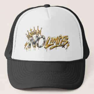 Keine Grenzen Goldene Krone Luxusdesign Truckerkappe