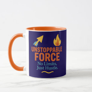 Keine Grenzen, nur Ehrgeiz   Motivations-Kombitass Tasse